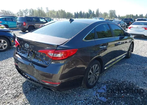 2017 Hyundai Sonata Sport из США, поврежденный, VIN 5NPE34AF1HH594765